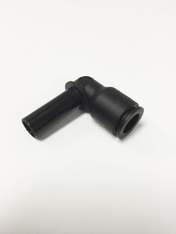 1/4" L - 3/8" OD 90 degree plug-in elbow